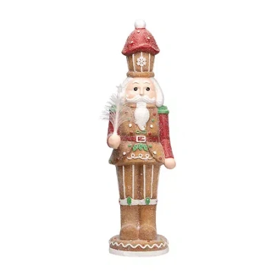 Northlight 29" Led Gingerbread Lighted Christmas Nutcracker In Brown