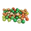 Northlight 3-finish Ball 60-pc. Christmas Ornament In Multi