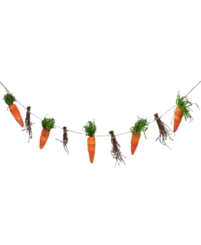 Northlight 3.25' Carrots And Twigs Artificial Easter Garland In Orange