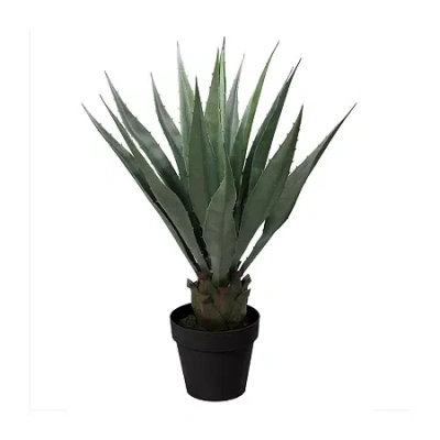 Northlight 30'' Green And Brown Potted Artificial Agave Succulent Plant
