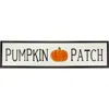 Northlight 31.5in Pumpkin Patch Metal Autumn Wall Džcor In White