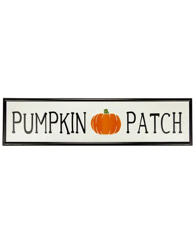 Northlight 31.5in Pumpkin Patch Metal Autumn Wall Džcor In White