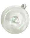 Northlight 32ct Clear Iridescent Shatterproof Shiny Christmas Ball Ornaments