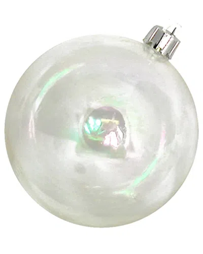 Northlight 32ct Clear Iridescent Shatterproof Shiny Christmas Ball Ornaments
