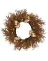 NORTHLIGHT NORTHLIGHT 32IN FALL GRASS AUTUMN HARVEST ARTIFICIAL WREATH