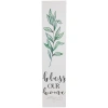 Northlight 36" Bless Our Home Wooden Porch Board Sign Decoration In White