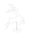 Northlight 36" Lighted Running Reindeer Silhouette Outdoor Christmas Decor In White