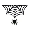Northlight 36" Lighted Spider And Web Halloween Yard Art In Black