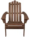 Northlight 36in Classic Folding Wooden Adirondack Chair