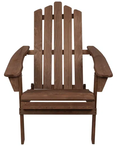 Northlight 36in Classic Folding Wooden Adirondack Chair