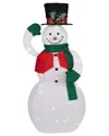 Northlight 36in Led Lighted Animated Hat Tipping Snowman Christmas Figure