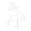 Northlight 36in Lighted Running Reindeer Silhouette Decor Christmas Yard Art In Multi