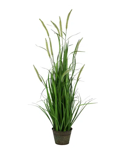 Northlight 36in Potted Artificial Onion Grass Plant
