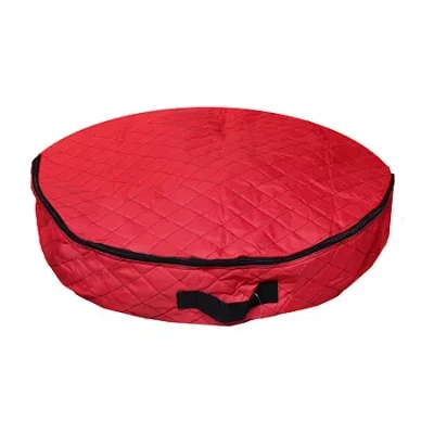 Northlight 36in Quilted Wreath In Red