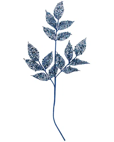 Northlight 37in Glittered Fern Christmas Spray In Blue