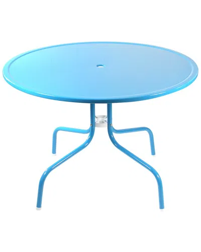 Northlight 39.25in Outdoor Retro Metal Tulip Dining Table