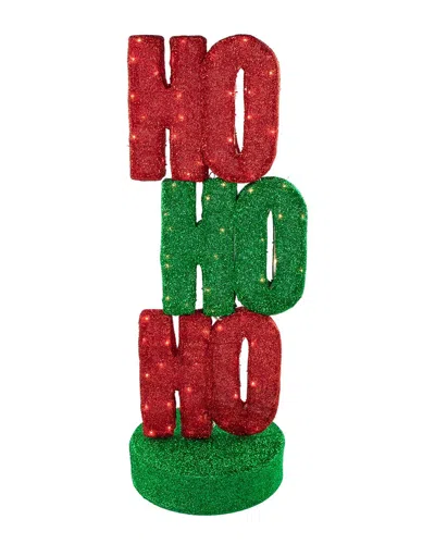 Northlight 39in Lighted Red & Green 'ho Ho Ho' Outdoor Christmas Display