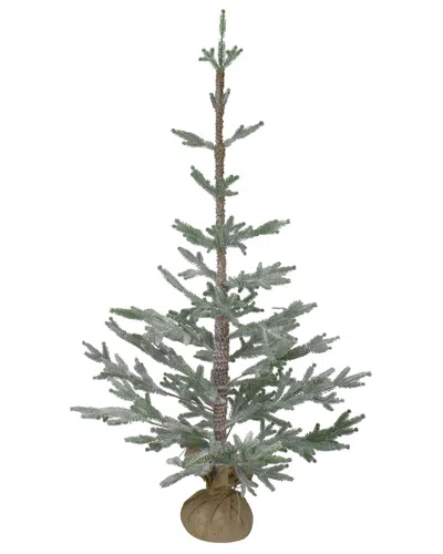 Northlight 3ft Snow Covered Slim Pine Artificial Christmas Tree In Gray