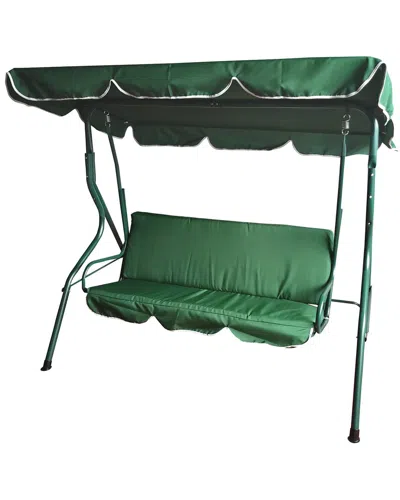 Northlight 3-seater Outdoor Patio Swing With Adjustable Canopy