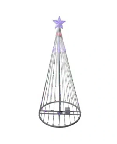 Northlight 4' Multi-color Led Lighted Show Cone Christmas Tree Outdoor Decoration