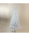 Northlight 4' Pre-lit White Artificial Christmas Tree With Green Lights In White