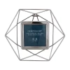 Northlight 4" X 4" Contemporary Silver Hexagonal Tabletop Frame In Silver