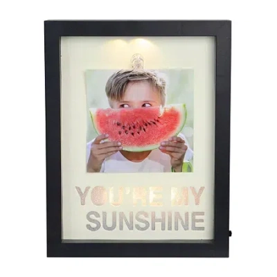 Northlight 4" X 4" Led "you're My Sunshine" Photo Clip In Black