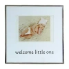 Northlight 4" X 6" Metallic Square Baby Tabletop Frame In Silver
