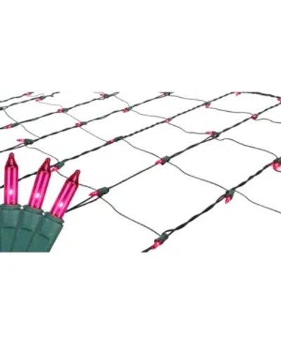 Northlight 4' X 6' Pink Mini Incandescent Christmas Net Lights
