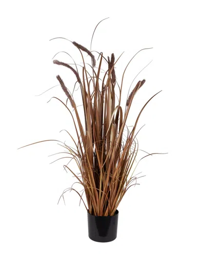 Northlight 40in Potted Artificial Onion Grass Plant