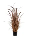 Northlight 40in Potted Artificial Onion Grass Plant