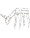 Northlight 42in Lighted White Feeding Reindeer Animated Outdoor Christmas Display In White