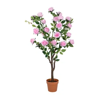 Northlight 44in Pink Potted Artificial Plant In Multi