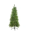 Northlight 4.5' Pre-lit White River Fir Artificial Pencil Christmas Tree In Green