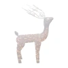 Northlight 48-inch Lighted White Mesh Buck Clear Lights Christmas Yard Art In White