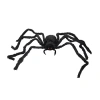 Northlight 48" Led Lighted Spider With Flashing Eyes Lighted Halloween Tabletop Decor In Black
