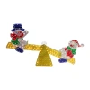 Northlight 48'' Yellow And Red Pre-lit Holographic Snowmen On See Saw Outdoor Christmas Decor In Multi