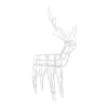 Northlight 48in Lighted White Standing Reindeer Christmas Yard Art In White