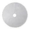 Northlight 48in Pom Pom Border Indoor Tree Skirt In White