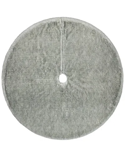Northlight 48in Silver Fox Fluffy Christmas Tree Skirt