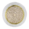 Northlight 48in Snowflake Indoor Tree Skirt In White