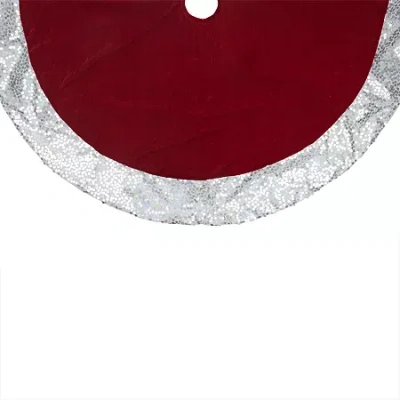 Northlight 48in Velvet Sequined Indoor Tree Skirt In Multi