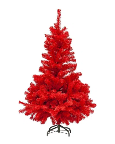 Northlight 4ft Full Pine Artificial Christmas Tree In Red