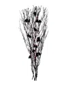 Northlight 4ft Glittered Halloween Branch With Bats Decoration In Black