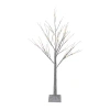 Northlight 4ft Led Lighted White Birch Tree White Lights Christmas Yard Art In White