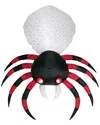 Shop Northlight 4ft Lighted Inflatable Chill & Thrill Spider Outdoor Yard Art In Red