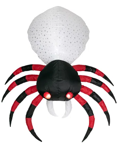 Northlight 4ft Lighted Inflatable Chill & Thrill Spider Outdoor Yard Art In Red