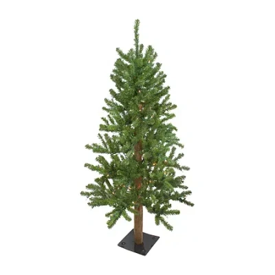 Northlight 4ft Prelit Medium Alpine 4 Foot Pre-lit Pine Christmas Tree In Green
