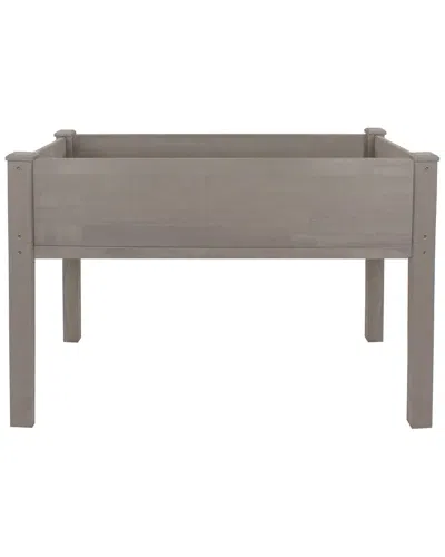 Northlight 4ft Wood Raised Garden Bed Planter Box With Liner In Brown