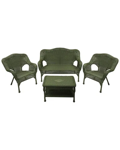 Northlight 4pc Wicker Outdoor Patio Conversation Set